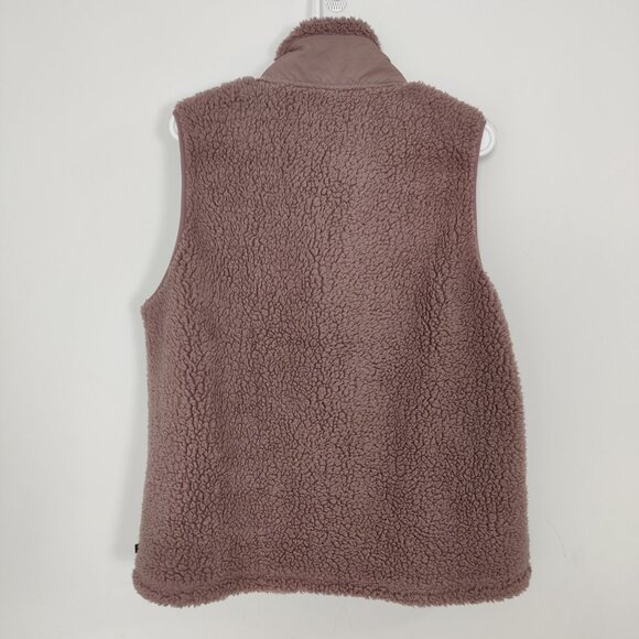 Sierra Designs Women's Vest Size L Mauve Taupe Fleece Warm Fall Casual Outerwear - Picture 5 of 9